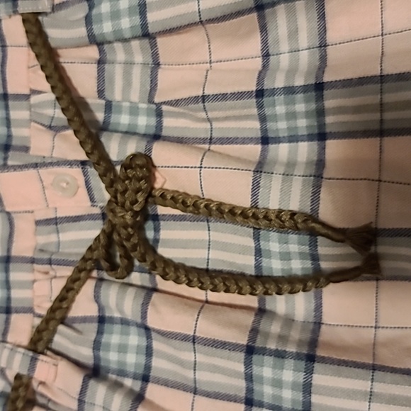 4 for $28 - Carter's Girls 12m Pink Plaid Flannel Long Sleeve Dress - Picture 3 of 6